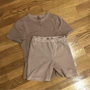 SKIMS outdoor set in tigers eye | S